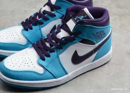 Jordan 554724-415  Mid 1 554724-415 Hornets 0705